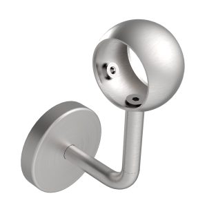 Support contre un mur inox 304  - bride ∅42.4mm