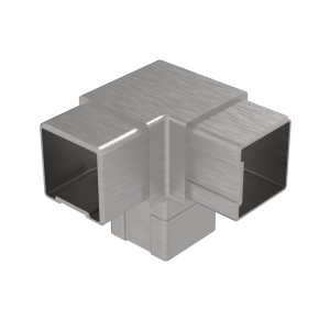 Tés inox 304 90° vertical 3 directions pour 40*40