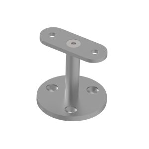 Support sur un mur inox 304  – platine plate