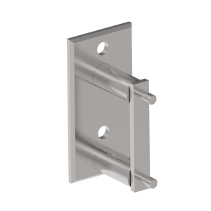Platine latérale inox 304 pour tube 40*40