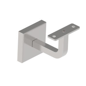 Support carré contre un mur inox 304 - platine plate
