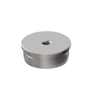 Support nu plat inox 316 pour ∅42.4mm