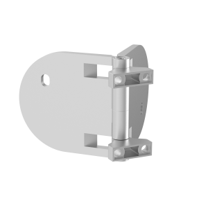 Platine latérale angle variable inox 316 pour tube ∅42.4mm